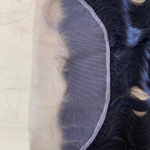 Frontal 13*4 100% cheveux vierges indiens avec dentelle fine